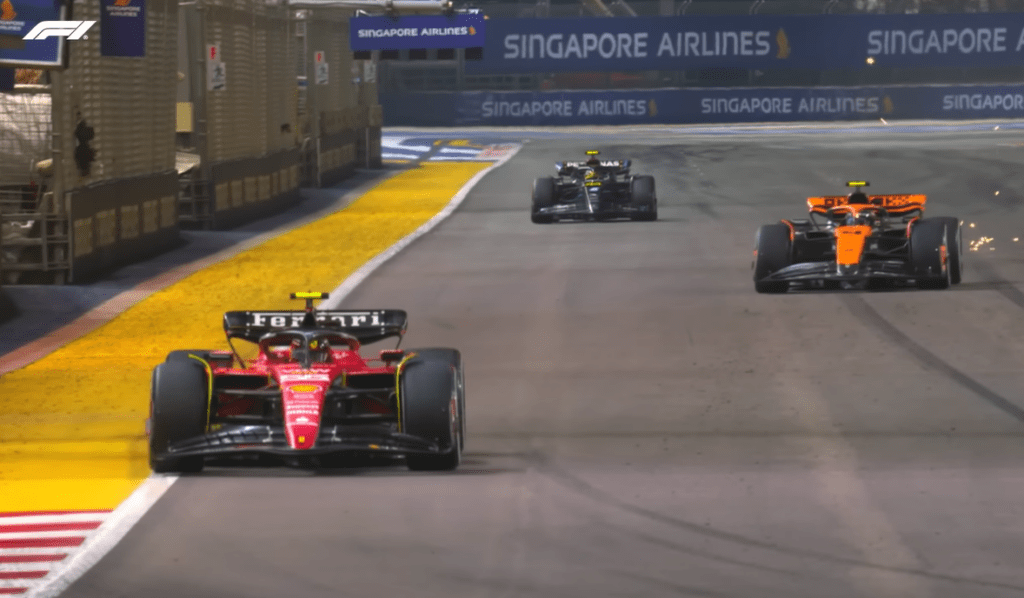 sainz singapore