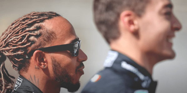 George Russell Lewis Hamilton