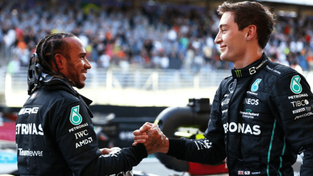 Lewis Hamilton George Russell