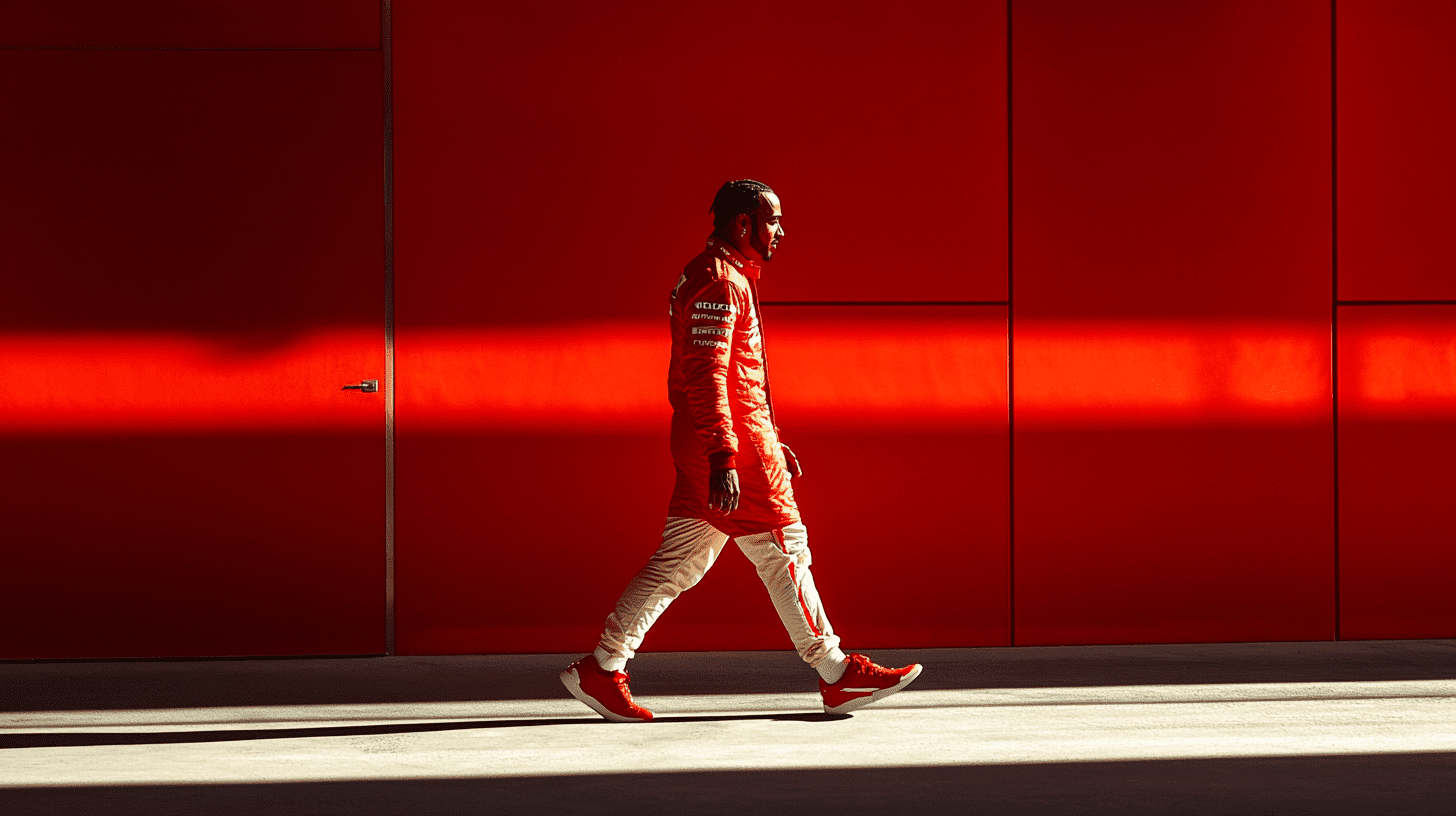 Lewis Hamilton over zijn Ferrari-debuut: ‘Het is alles waar ik van droomde en meer’