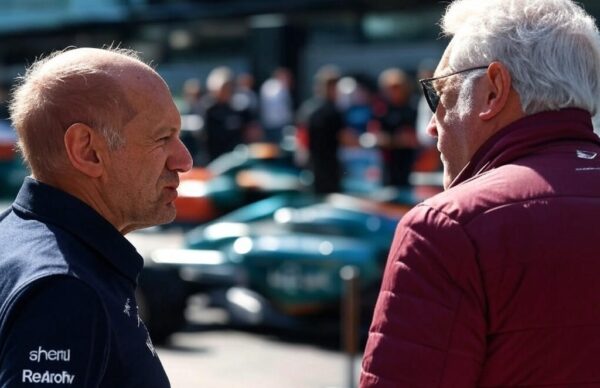 Adrian Newey en Lawrence Stroll