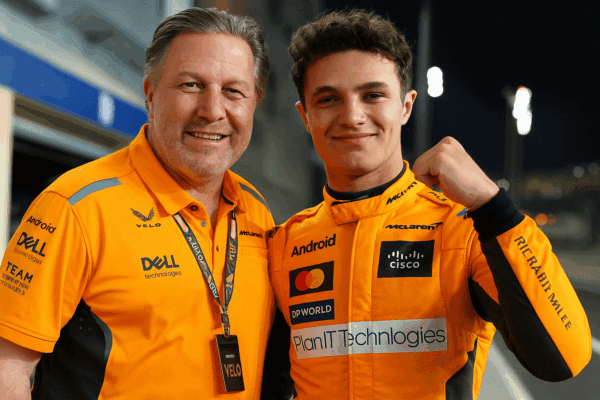 Lando Norris en Zak Brown