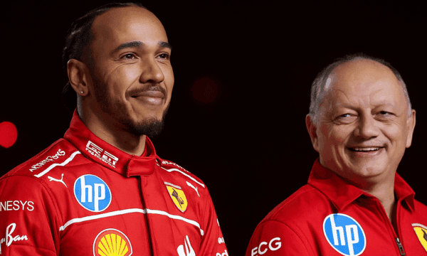 Lewis Hamilton Fred Vasseur Ferrari