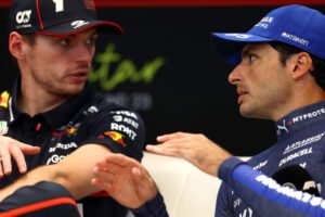 Max Verstappen en Carlos Sainz
