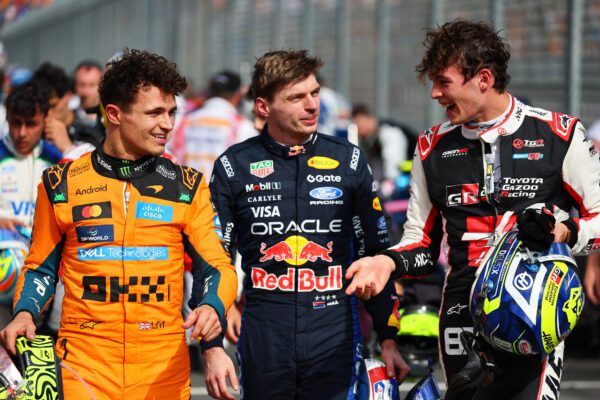Lando Norris Max Versappen Ollie Bearman