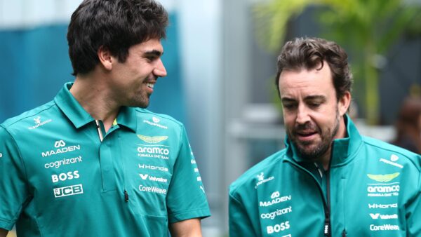 Lance Stroll Fernando Alonso Aston Martin