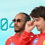 Lewis Hamilton, Charles Leclerc Ferrari