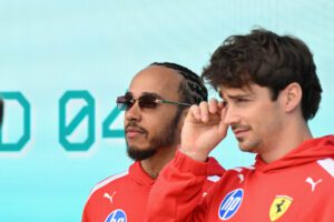 Lewis Hamilton, Charles Leclerc Ferrari